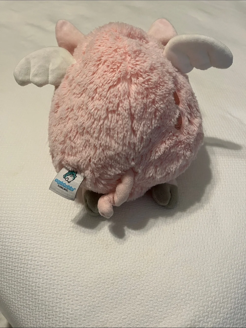 Squishable Mini Flyying Pink Piglet Plush.